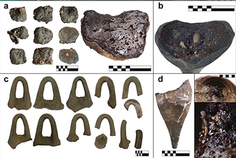Iron Ingots and Amphora Remains From Dor L2