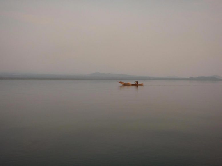 Iron-Rich Lake in Democratic Republic of Congo