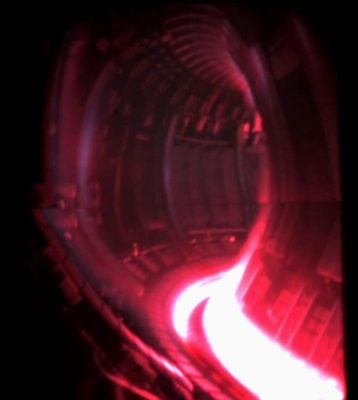 JET Experimental Fusion Reactor Plasma