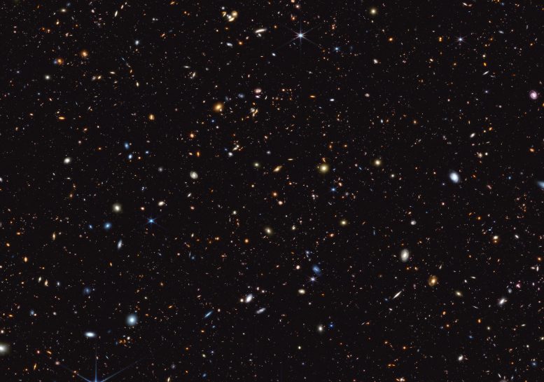 JWST Advanced Deep Extragalactic Survey (Webb NIRCam Image)