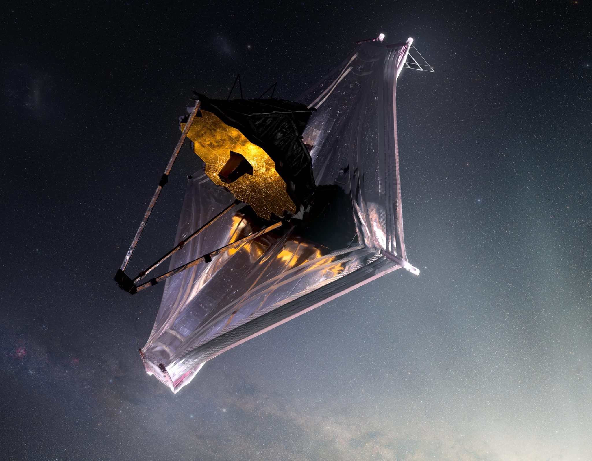 Artist's conception of the James Webb Space Telescope