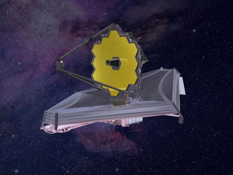 James Webb Space Telescope Cold Side