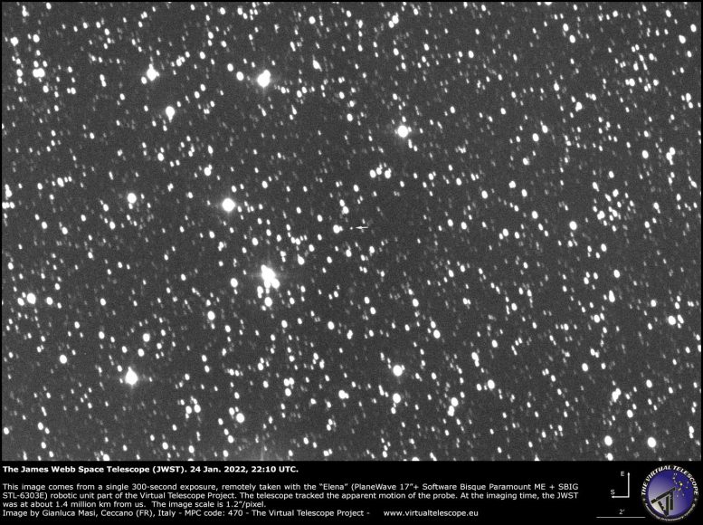 Teleskop Luar Angkasa James Webb Dari Bumi