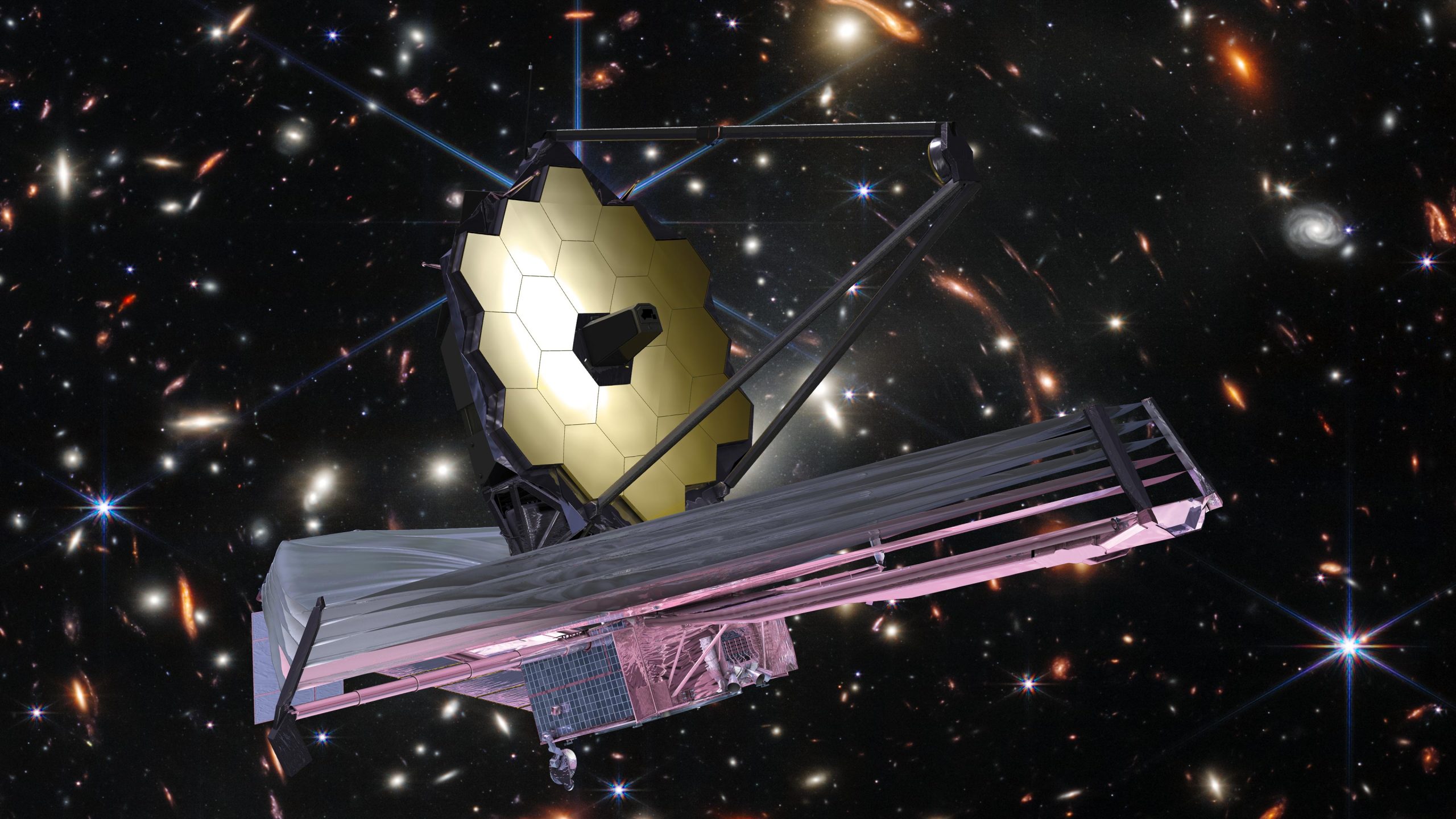 Astronomové se obávají neočekávaného rozsahu galaxií Jamese Webba