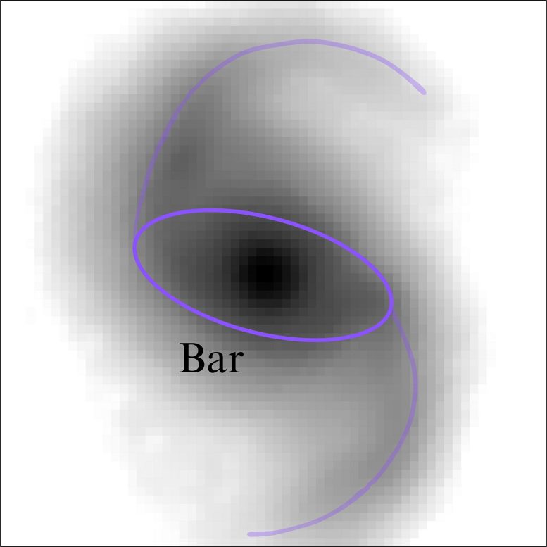 은하 EGS_31125의 제임스 웹 우주 망원경 이미지