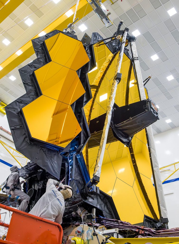 James Webb Space Telescope Mirror Deployment