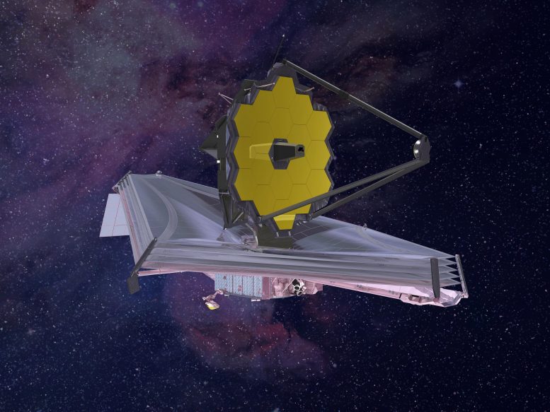 Tampilan Teleskop Luar Angkasa James Webb