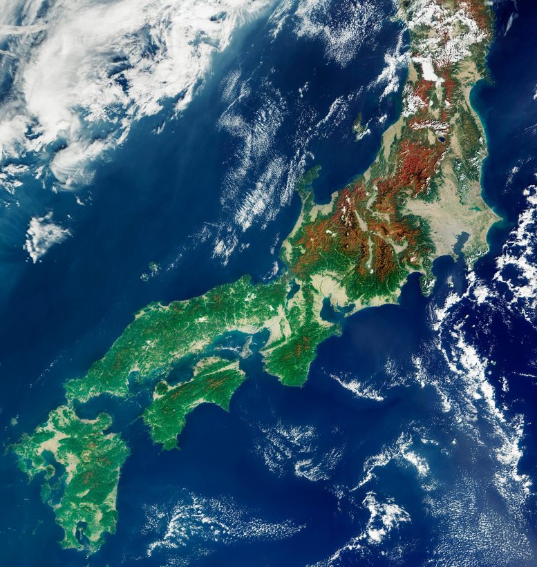 Japan From Space