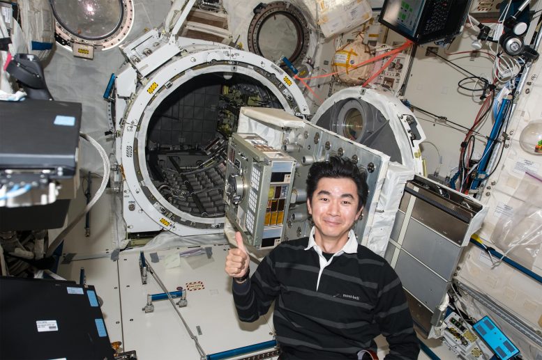 Japanese Astronaut Yugi ISS