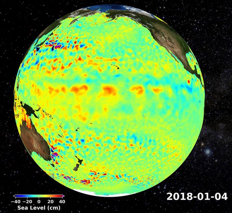 Jason-2/OSTM Record of Global Sea Levels