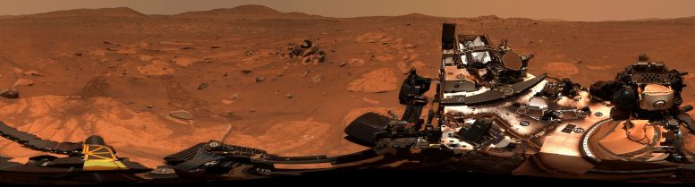 ジェゼロ クレーター エリー ヒル NASA のパーサヴィアランス火星探査機