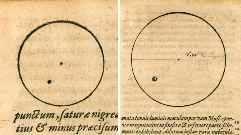 Johannes Kepler Sunspot Drawings