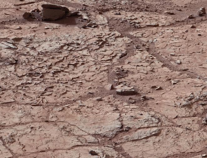 John Klein Site Curiosity Rover
