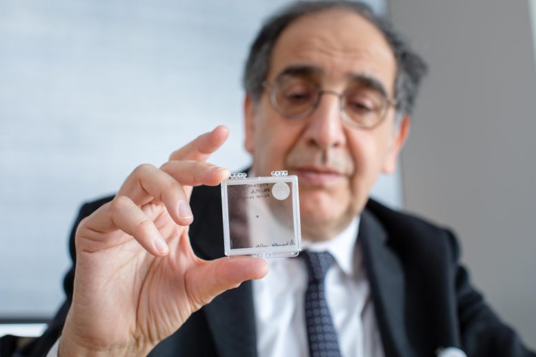 José Alain Sahel Displaying PRIMA Implant