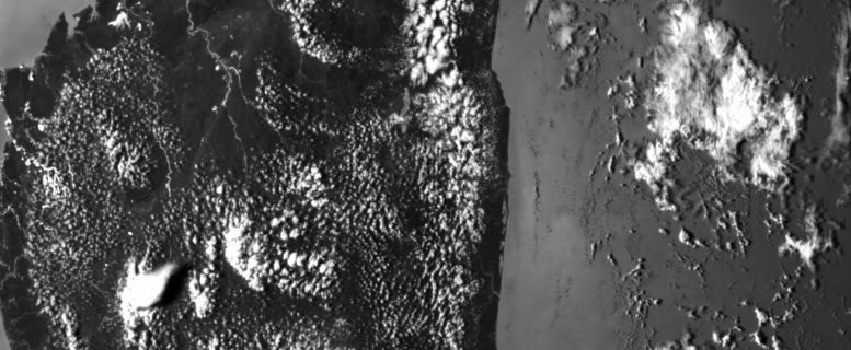 Juice NavCam Image of Madagascar During Earth Flyby