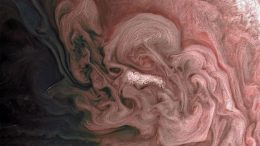 Juno Captures Close-Up View of a Storm
