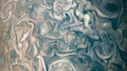 Juno Views Swirling Clouds of Jupiter