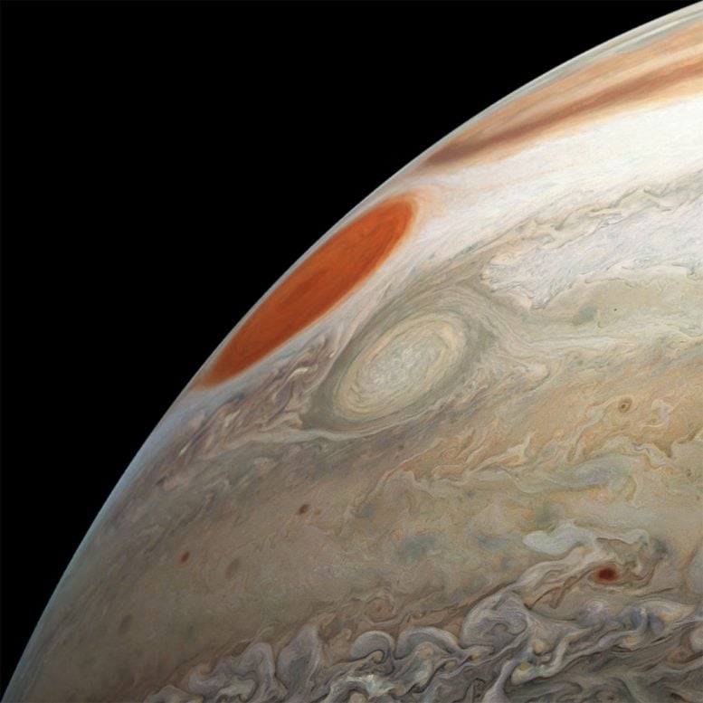 Juno’s Latest Flyby Shows Two Massive Storms