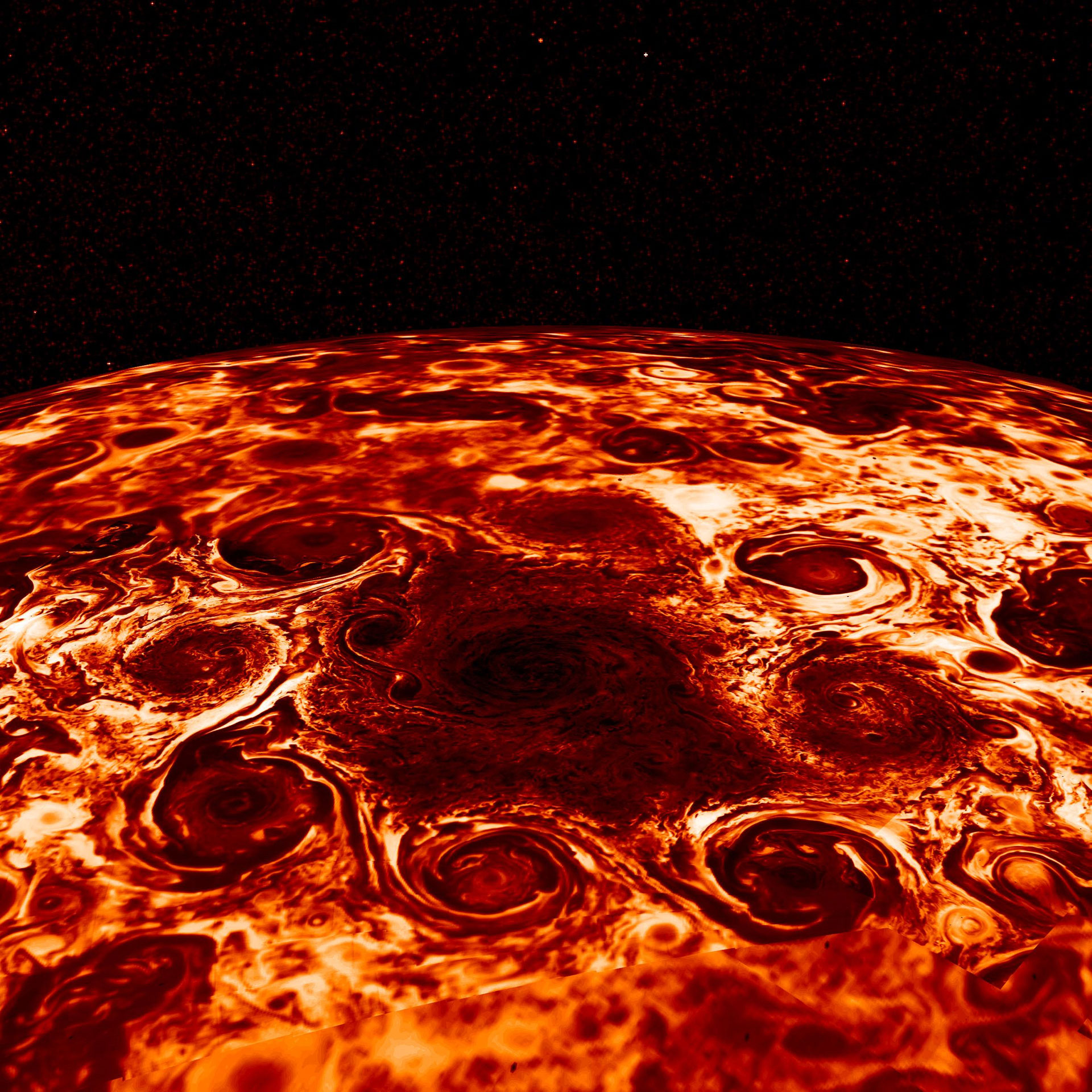 Jupiter’s Outer Atmosphere Extend Thousands of Miles into Jupiter