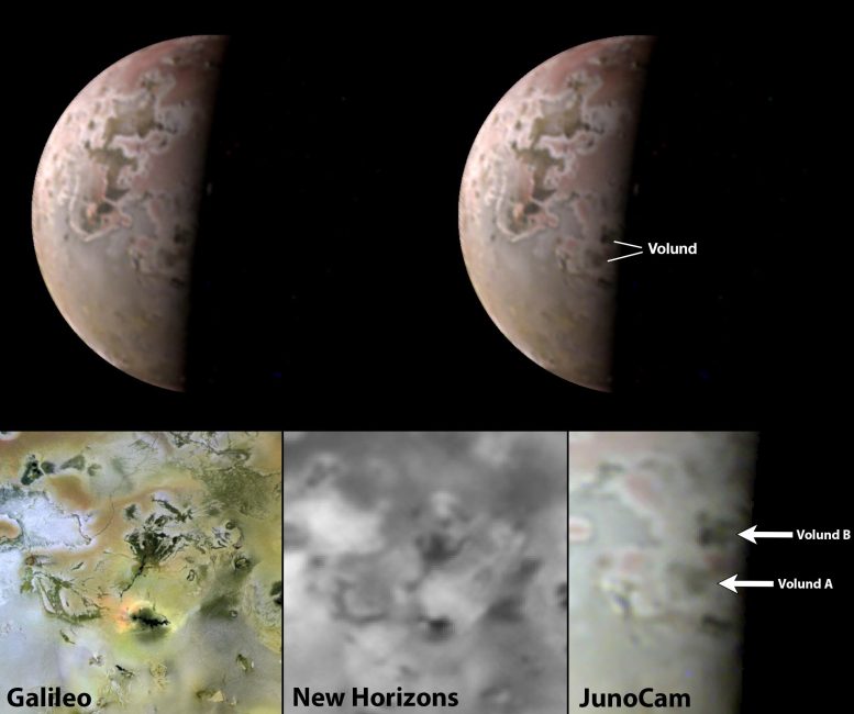 Jupiter Moon Io Lava Fields
