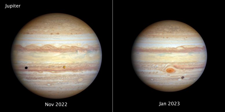 Jupiter November 2022 January 2023
