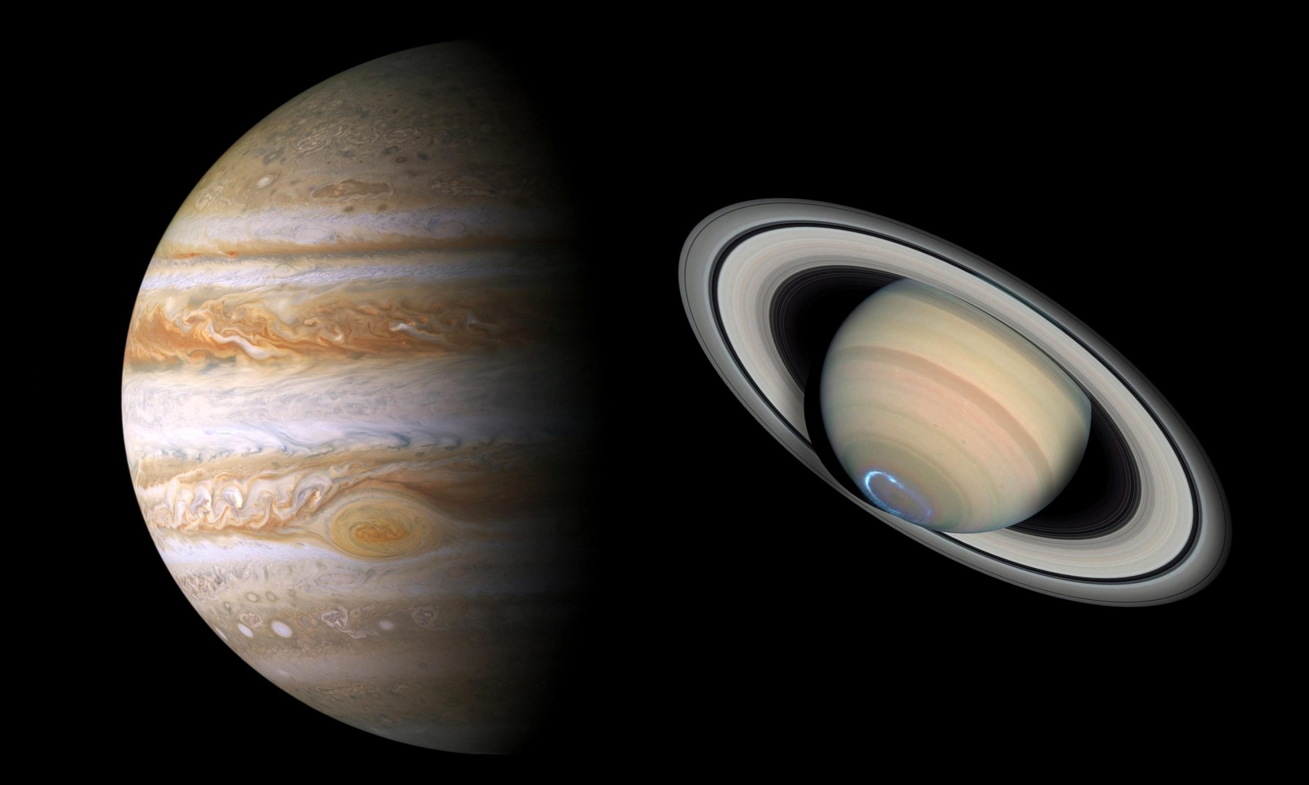 Jupiter and Saturn will look like double planets