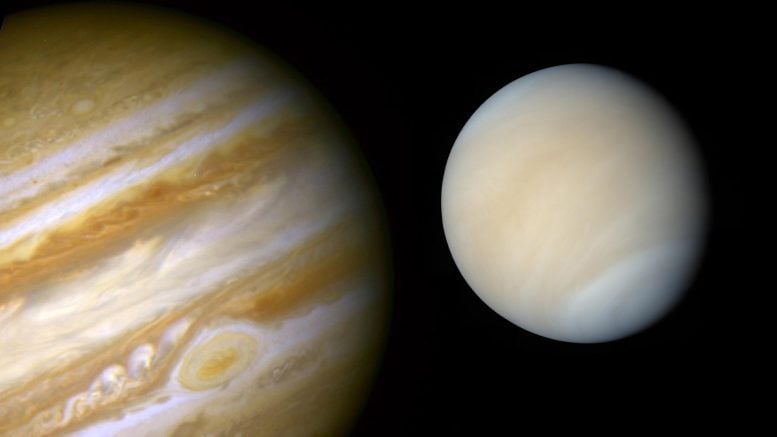 Jupiter and Venus Meet