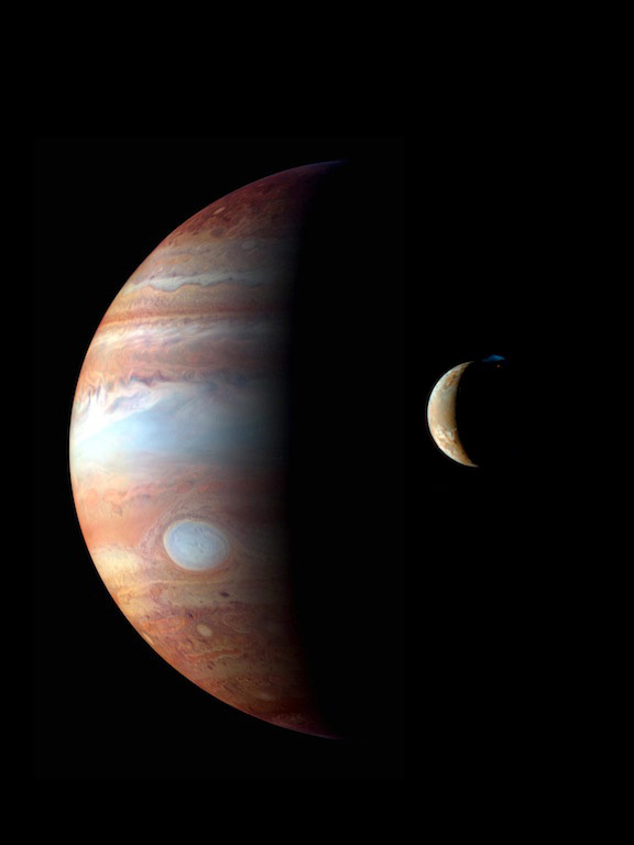 Jupiter and its Volcanic Moon Io