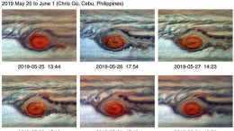 Jupiter's Great Red Spot Daily