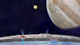 Jupiter's Moon Europa Surface Io