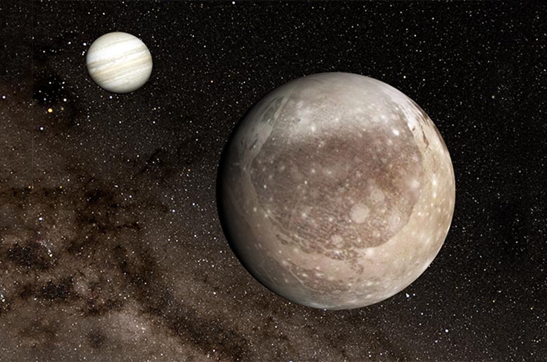 Jupiter's Moon Ganymede