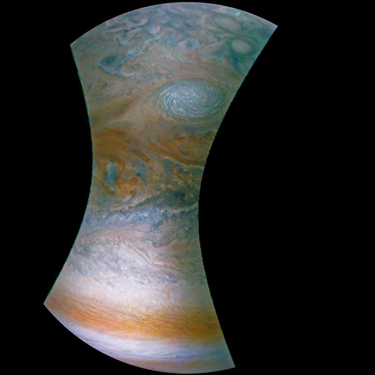 Juno Image Captures Dynamic Nature Of Jupiter s Northern Temperate Belt
