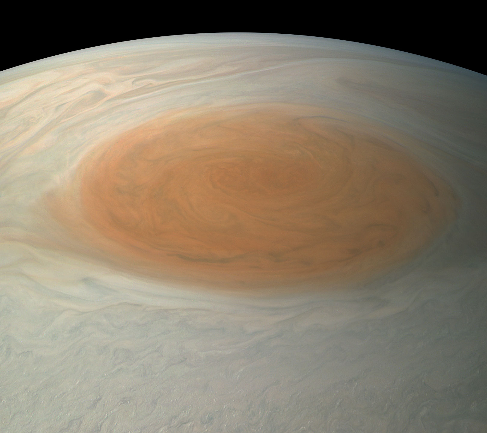 New JunoCam Image of Jupiter’s Great Red Spot in True Color