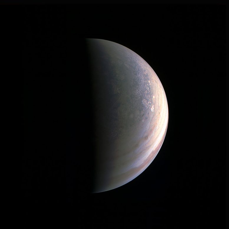 Jupiter’s North Pole Unlike Anything Encountered in Solar System