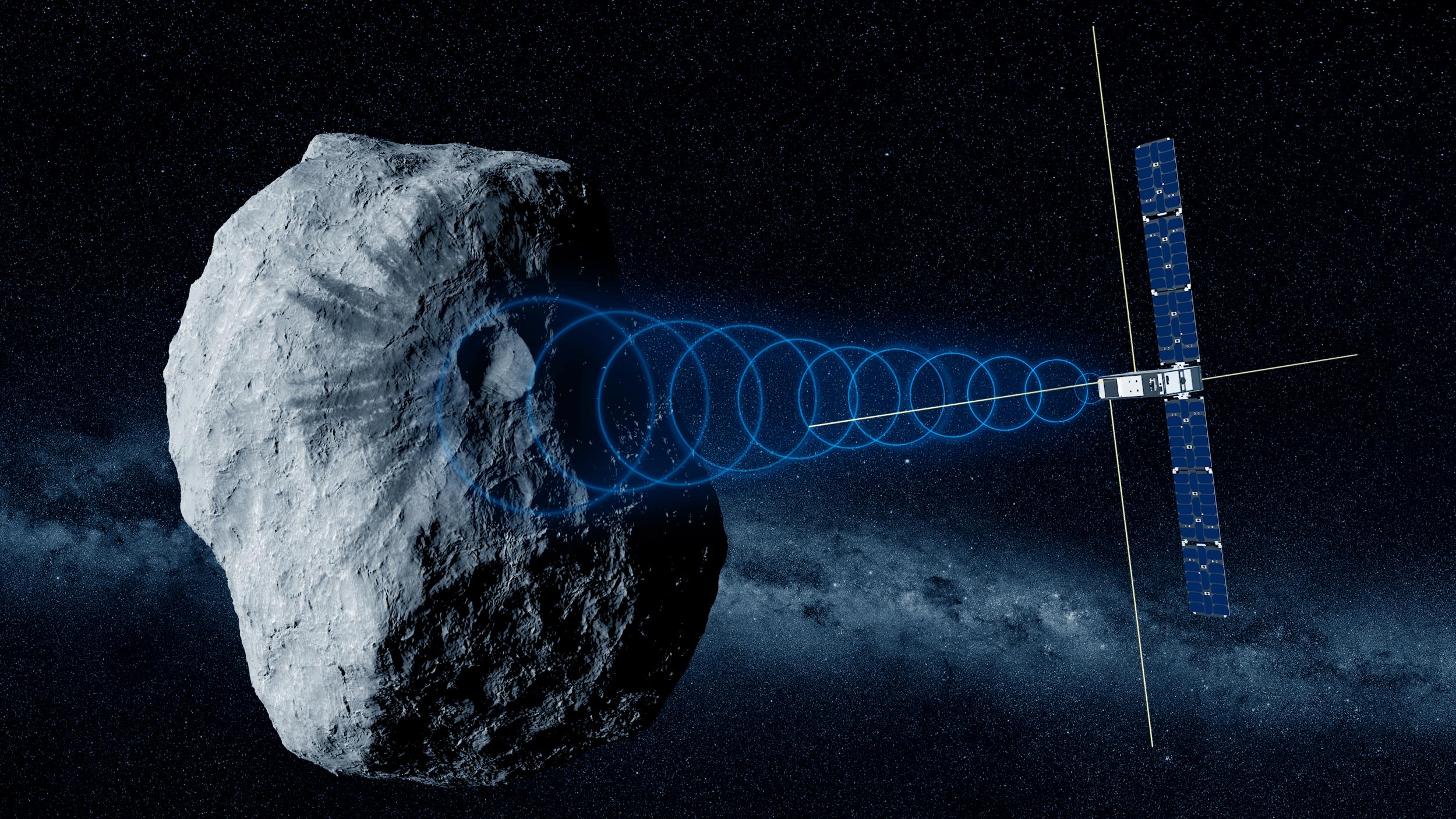 Miniradar zbada serce asteroidy
