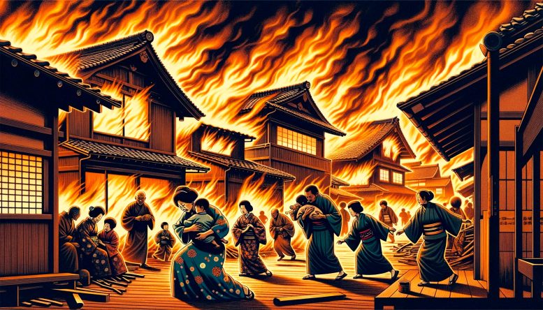Kantō Fire Disaster Art Concept