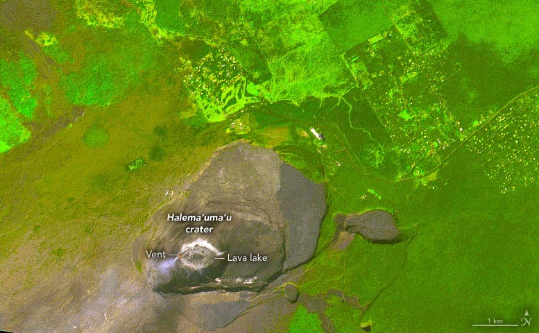 Kilauea Volcano December 2020 Annotated