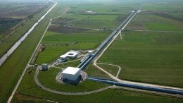 LIGO and Virgo Report the First Joint Detection of Gravitational Waves