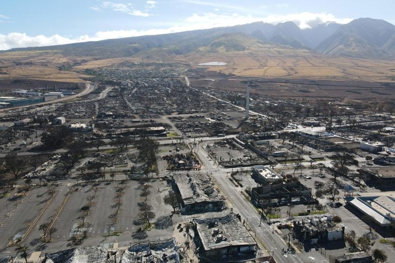 Lahaina After Maui Wildfires