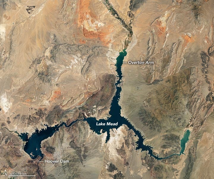 Lake Mead July 2022 Annotated
