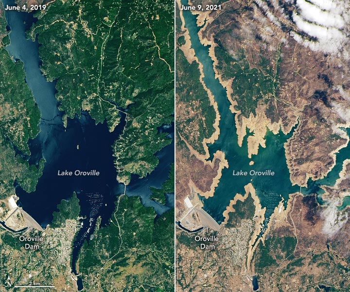 Lake Oroville Annotated