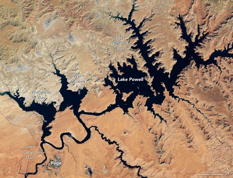 Lake Powell September 2017 Annotated