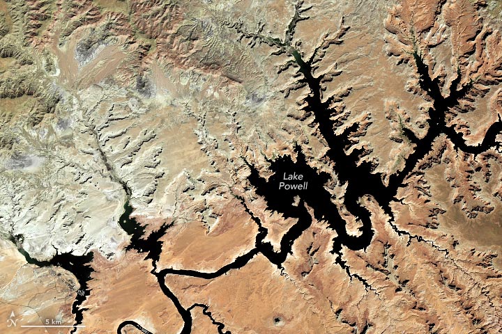 Lake Powell September 2022 Annotated