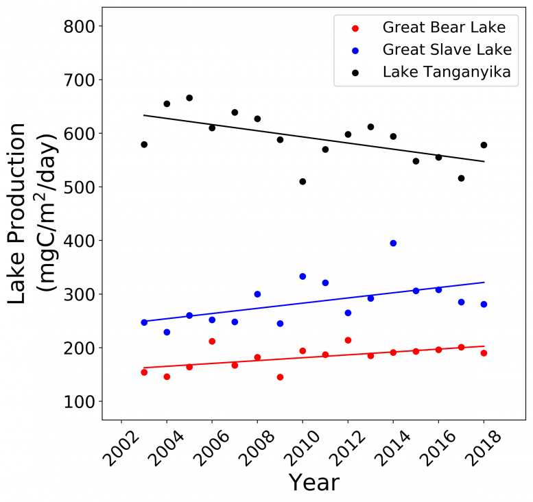 Lake Productivity Trends