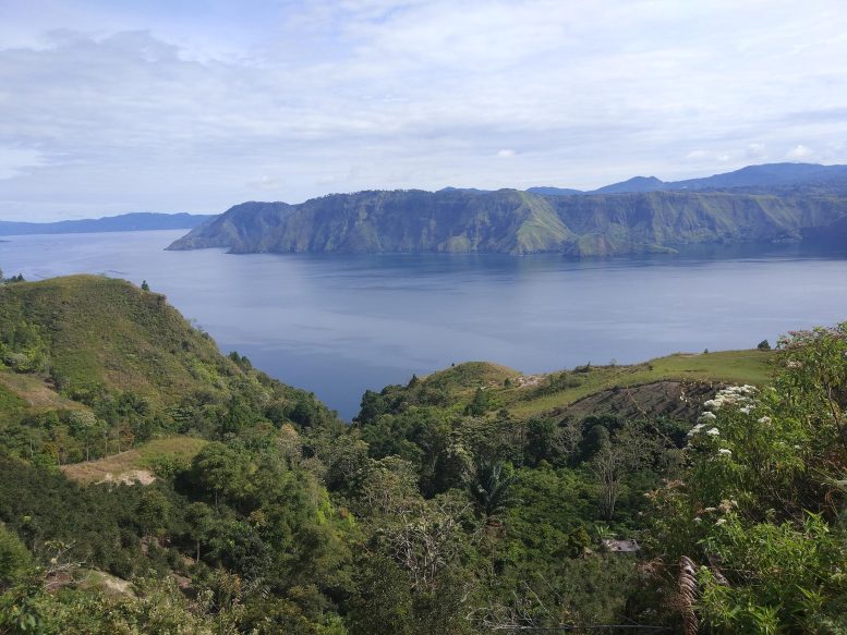 Lake Toba in Sumatra