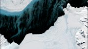 Landsat 8 Image Depicting the Highly Dynamic SCAR Inlet Ice Shelf, Antarctic Peninsula