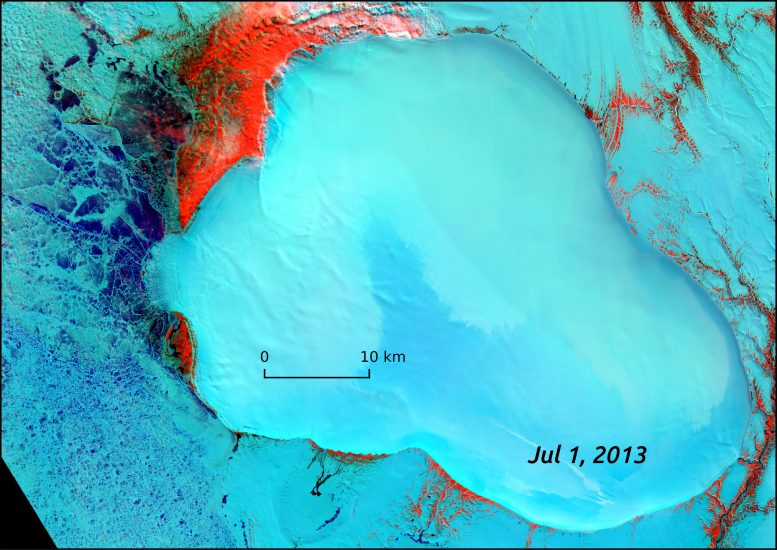 Landsat 8 Vavilov Ice Cap 2013
