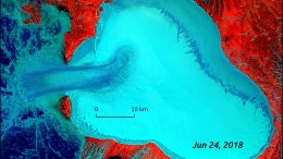 Landsat 8 Vavilov Ice Cap 2018