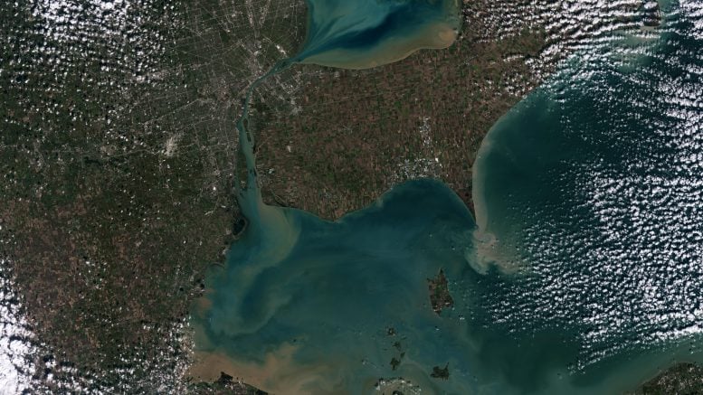 Landsat 9: Detroit and Lake Erie