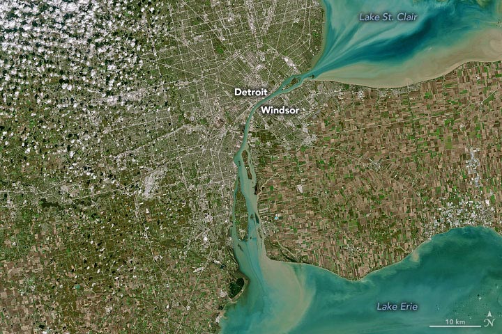 Landsat 9 Detroit